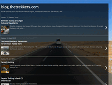 Tablet Screenshot of blog.thetrekkers.com